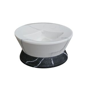 NEW Black & White Marble Foaming Soap Holder Bath & Body Works